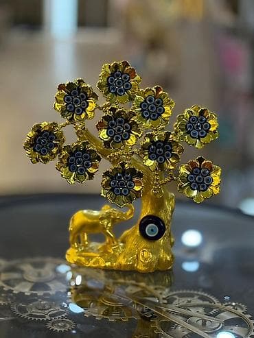 goz agaci: Fiqur, Metal, rəng - Qızılı — 1