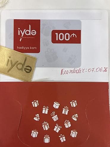 hediyelikler: İydə mağazalar şəbəkəsi üçün hədiyyə kartı. - Brend: İydə (fragrances — 1