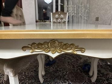 Klassik masa, Açılmayan, Taxta, Dördbucaq masa