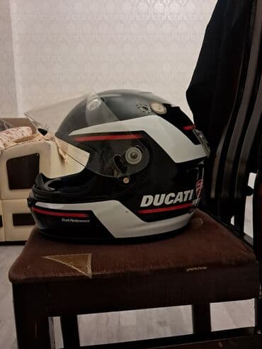ilkin ödenişsiz evler: 1)Ducati kask az işlənib yenidən seçilmir M-L razmerdi İçi yəni — 4