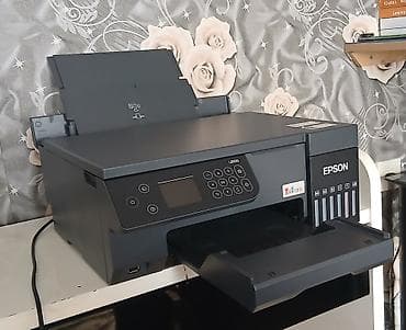 ucuz printer satilir: Epson EcoTank L8100 fotoprinter - 6 rəngli EcoTank sistemi: BK — 2