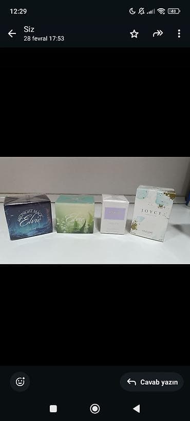 signora diamond: Məhsul: Qadın və uniseks ətirlərinin seçməsi Təsvir: - Müxtəlif — 5