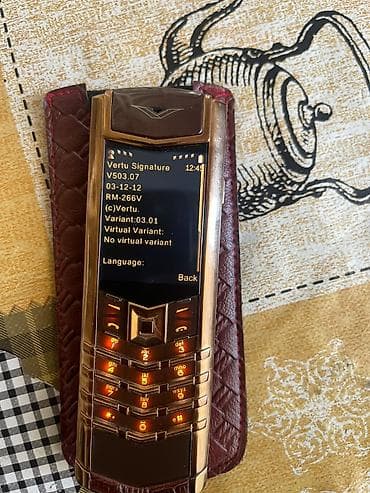 nokia art: Vertu rəng - Qızılı, Düyməli — 3