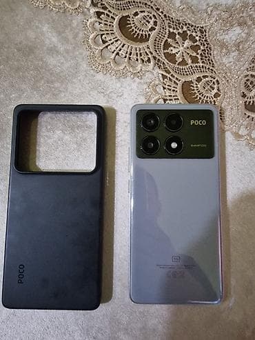 amazfit pace: Poco X6 Pro, 256 GB, rəng - Boz, Sensor — 3