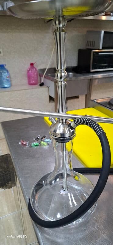 elektron qelyan topdan satisi: Nargilə dəsti – 2 model 1) Qara dizaynlı nargilə - Metaldan gövdə — 5