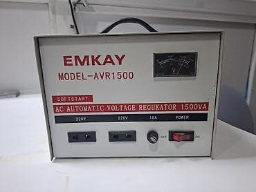 EMKAY AVR1500 – AC Avtomatik Gərginlik Tənzimləyicisi (1500 VA) — 1