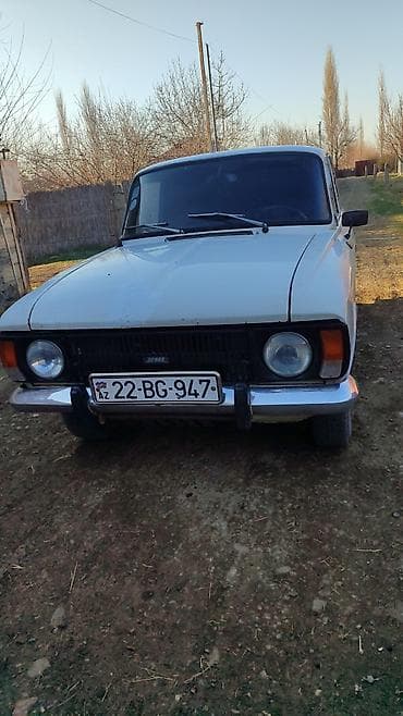 Aksesuarlar və tüninq: Moskvich 412, ağ rəng, sedan kuzov. zavod bez kirasqa bez detal — 3