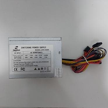 es: Qida Bloku “450Watt 24pin 4pin 2xsata 2xmolex Legion” ⭐450Watt 24pin — 6