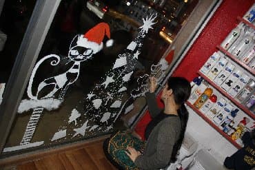 samsung a52s ikinci el: Pəncərə rəsmləri. / Роспись окон и витрин. Yeni il öncəsi — 2