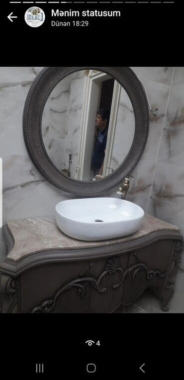 moydadır sifarişi: İstənilən ölçü və dizaynda hamam mebellerin sifarişi qəbul — 2