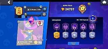 plastik profil: Brawl Stars hesabı – inkişaf etmiş profil - Kupa sayı: 24,797 - — 2