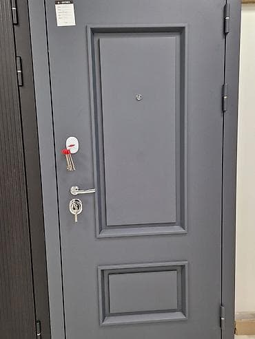 Quru inşaat materialları: Mənzil üçün Yeni Giriş qapısı 90x205 sm Glazok ilə, Zəmanətli, Ödənişli quraşdırma, Ödənişli çatdırılma — 1