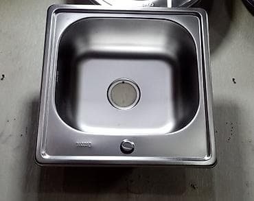 tavalar: Moyka. Canaq. Çanaq. Metbex ucun. Olcu 48x48. Paslanmayan — 1