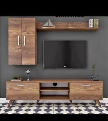 mətbəx rəfləri: Yeni, Düz TV altlığı, Polkalı, Laminat, Azərbaycan — 6