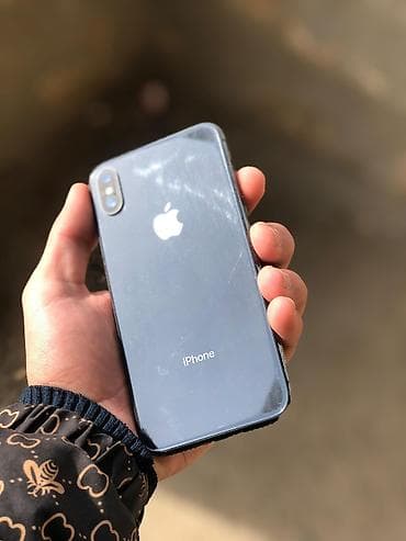 IPhone X, 256 GB, Space Gray, Simsiz şarj — 2