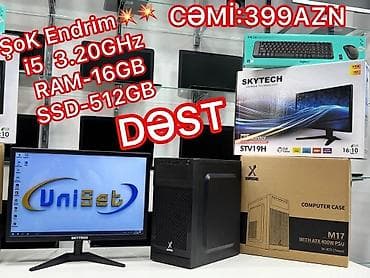 core i5: Masaüstü kompüter Şəhər: Bakı Yeni?: Bəli Çatdırılma?: Bəli UniSet — 2