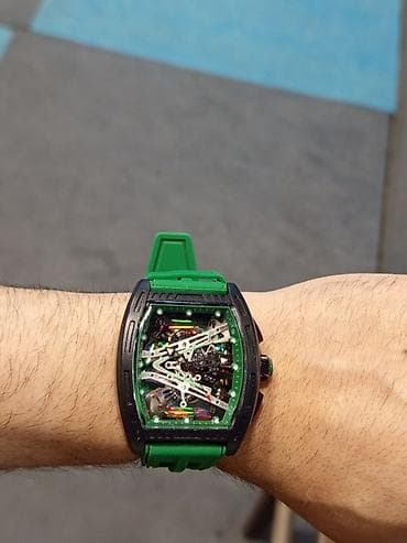carter saat: Yeni, Qol saatı, Richard mille, rəng - Yaşıl — 1
