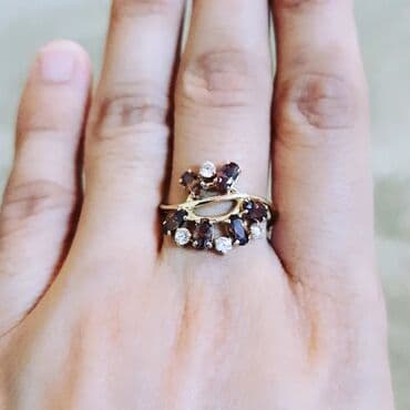 qızıl üzüklər qiymətləri 2022: Üzük, Sarı qızıl, 585 Əyar — 5