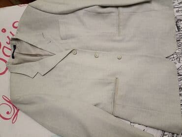 cins pencekler 2022: Klassik kişi pencəyi - Rəng: açıq bej/şampan - Kəsim: iki parça — 1