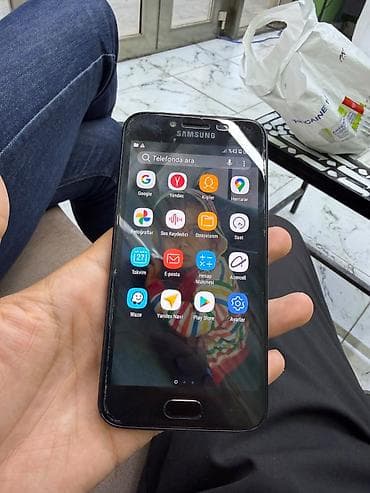 Samsung J210, rəng - Qara, Barmaq izi