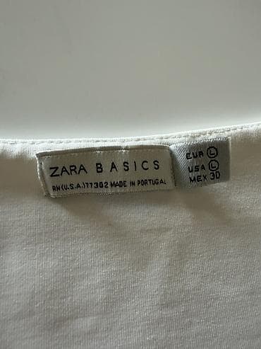 комплект: ZARA BASICS bluz + NetWork ətək dəsti - Bluz: ZARA BASICS, kvadrat — 3