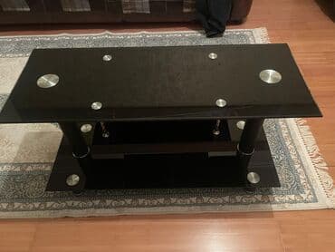 Masa və oturacaq dəstləri: Jurnal masası, Açılmayan, Şüşə, Dördbucaq masa — 4