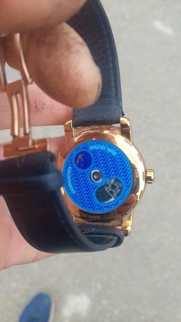 nisan uzukleri 2021: Qol saatı, Ulysse, rəng - Mavi — 4