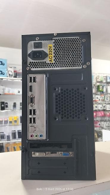 komputer korpusu: Mini keys Prosessor: i5 2500 (2-ci nəsil) Plata; Alfa DDR3 h61 plata — 3