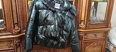 moncler bakı: Moncler qadın qış gödəkçəsi - Rəng: tünd metalik boz (parlaq — 9