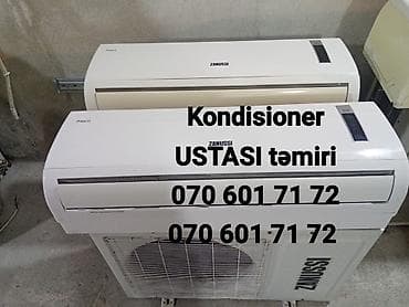 Kondisioner ustası. Bütün növ kondisionerlərin təmiri