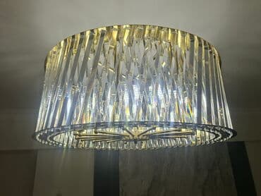 gece lampası: Çılçıraq, 10 və daha çox lampa, Xrustal — 4