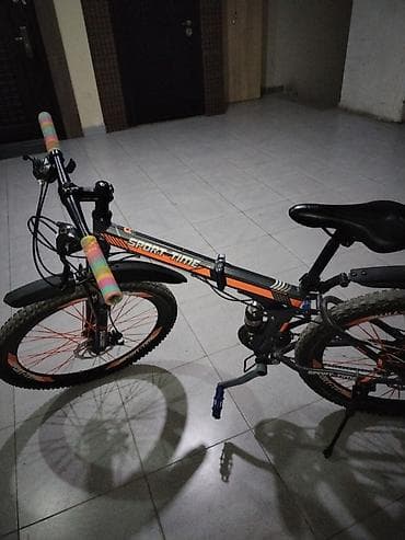wolf bicycle: Sport-Time dağ velosipedi - Tam amortizasiya: ön çəngəl və arxa — 3