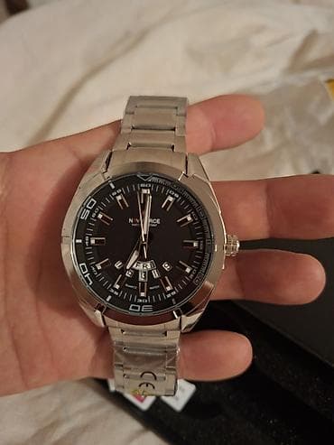 saat satilir: Qol saatı, NaviForce, rəng - Qara — 4