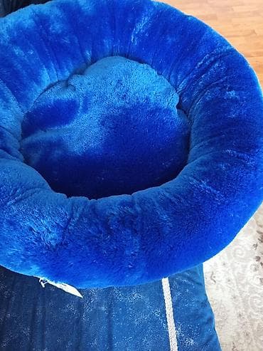 pişik qutusu: Məhsul: Ev heyvanları üçün yumşaq dairəvi yataq - Rəng: Parlaq kral — 2