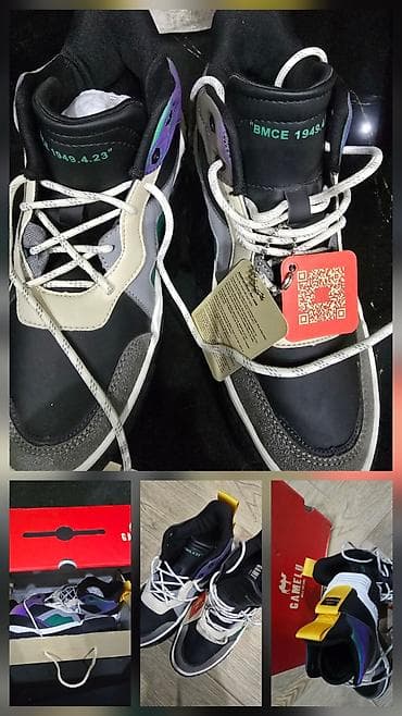 GAMELU kişi krossovkası – ölçü: 40 (ayaq ölçüsü 40). Model: yüksək