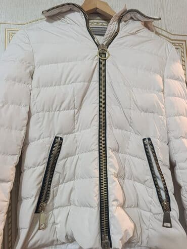 teddy kurtka: Qadın qış gödəkçəsi – açıq krem rəng - Yüngül və isti, horizontal — 3