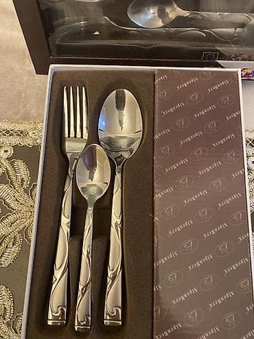 pol eskisi: AlpenBerg 18 parça süfrə dəsti (Almaniya brendi) 3 karopkadır. 1 — 2