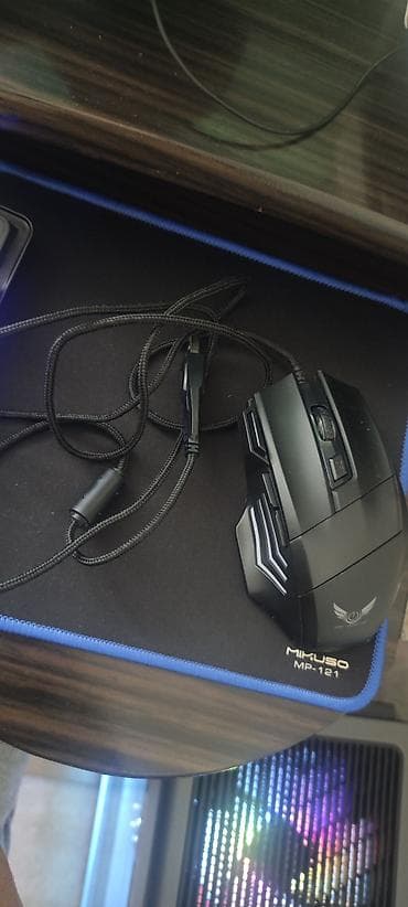 Zerodate G200 peşəkar simli optik gaming mouse - 7 rəngli LED