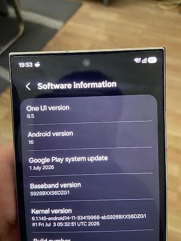 galaxy s20 ultra: Samsung Galaxy S24 Ultra, 256 GB, rəng - Boz, Face ID — 6