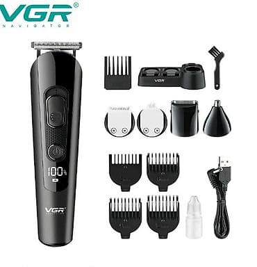 тример: VGR 175 - Universal Trimmer dəsti 5in1 / Cord-Cordless / 600mah / — 1