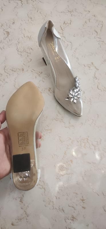 parça ayaqqabı: Şəffaf toplu gəlin/gecə tuflisi - Brend: Shoes (Made in Turkey) - — 2