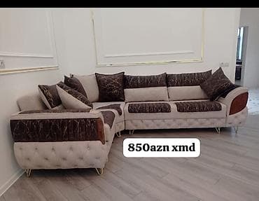 ucuz stolar: Künc divan dəsti - L‑şəkilli künc dizaynı, geniş oturacaq sahəsi - — 1