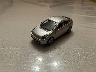 maşınlar oyuncaq: Metall oyuncaq avtomobil modeli – gümüşü rəng. Realistik hetçbek — 1
