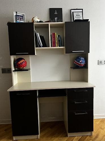 paltar rəfi: Düz masa, Polkalı, Siyirməli, MDF — 2