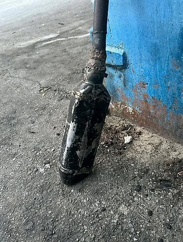 sesbogucu: Moped/Motosiklet səsboğucu (egzoz) komplekti - Metal korpuslu, oval — 2