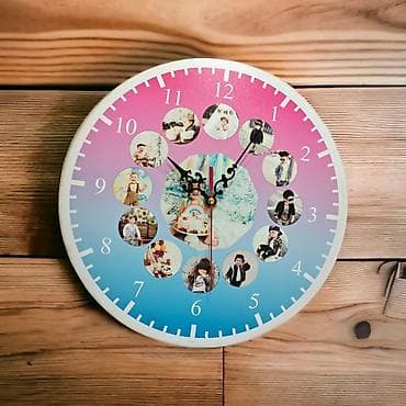 hoverboard 2 el: Divar saatlari sekillerle hazirlanir — 2