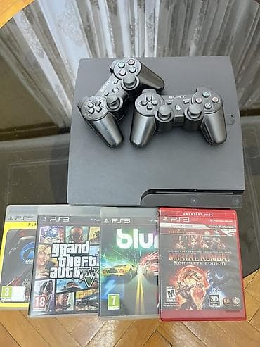 video maqnitofon: Sony PlayStation 3 (Slim) oyun konsolu dəsti 160 GB Komplekt: - PS3 — 1