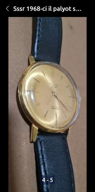 usaqlar ucun qol saatlari: Ssri 1965 ci il palyot saati au 20. bildiyim qadar 20%-i qizildi — 1