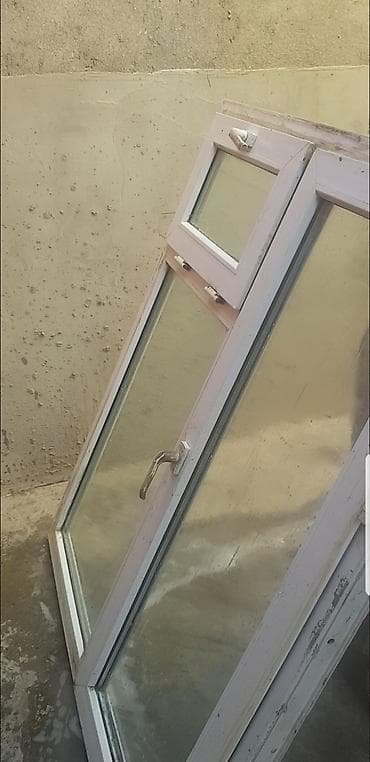 pencere plastik: PVC pəncərə çərçivələri və şüşə paketlər - Material: ağ rəngli PVC — 3