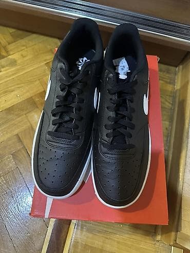 nike corablar: Nike Court Vision Low (qara-ağ) Ayaqqabı tam yenidir, heç vaxt — 1